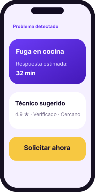 Problema detectado - Fuga en cocina